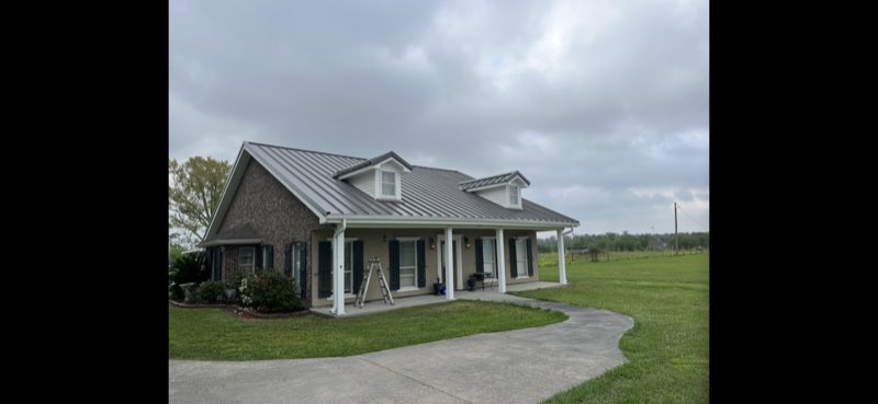 Bryan Porche Construction metal roofing work