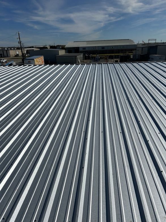 Bryan Porche Construction metal roofing work